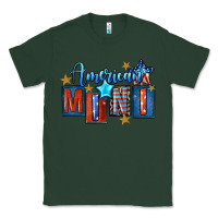 Sports Green American mini 4th of july Classic Tee - FaDigitalArtStudio
