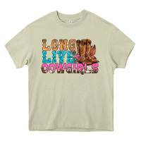 Mossy Western Long Live Cowgirls With Roses Heavy Core Tee - BundleAndBundleShop