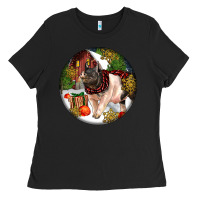 Hampshire Sow Pig Christmas Ladies Tee | Teevron