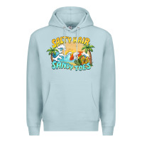 Blue Mist salty hair sandy toes summer Premium Hoodie - BarkalooDesign