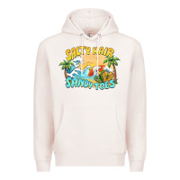 Pale Pink salty hair sandy toes summer Premium Hoodie - BarkalooDesign