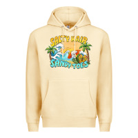 Pina Colada salty hair sandy toes summer Premium Hoodie - BarkalooDesign