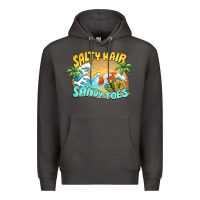 Smoke salty hair sandy toes summer Premium Hoodie - BarkalooDesign