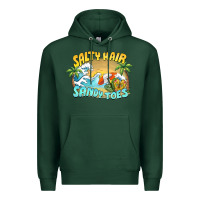 Sports Green salty hair sandy toes summer Premium Hoodie - BarkalooDesign