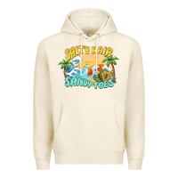 Tofu salty hair sandy toes summer Premium Hoodie - BarkalooDesign