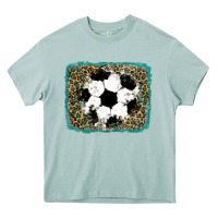 Arona glitter football leopard Heavy Core Tee - RanaPortraitStore