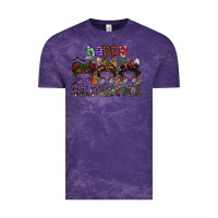 Cloud Purple happy hallothanksmas Vintage Tee - SublimationCraftShop