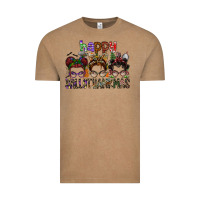 Vintage Coffee happy hallothanksmas Vintage Tee - SublimationCraftShop