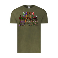 Vintage Olive happy hallothanksmas Vintage Tee - SublimationCraftShop