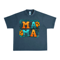 Midnight Navy Cat dog mama Mother's Day Urban Heavy Tee - LillyAllenDesigns
