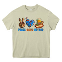 Mossy Peace Love Hotdog Heavy Core Tee - BundleAndBundleShop