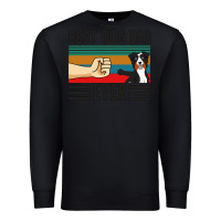Black Best Dog Dad Ever Premium Sweatshirt - Bettercallsaul