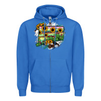 True Royal Connecticut State Map Zipper Hoodie - RanaPortraitStore