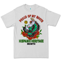 Dove Grey traditional lady hispanic heritage month Premium Tee - BundleAndBundleShop