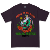 Plum traditional lady hispanic heritage month Premium Tee - BundleAndBundleShop