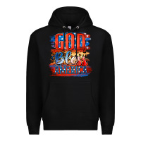 Black God Bless America Premium Hoodie - Jasminsmagicworld