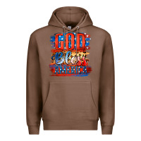 Chestnut God Bless America Premium Hoodie - Jasminsmagicworld