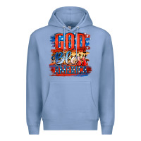 Colony Blue God Bless America Premium Hoodie - Jasminsmagicworld