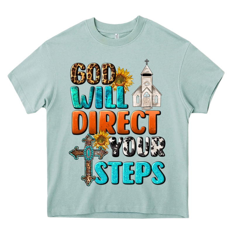 God Will Direct Your Steps Heavy Core Tee by BundleAndBundleShop | Teevron