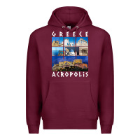 Greece Acropolis Famous Sights Gallery Traveler Souvenir T Shirt Premium Hoodie | Teevron