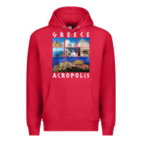 Cardinal greece acropolis famous sights gallery traveler souvenir t shirt Premium Hoodie - baoMotion