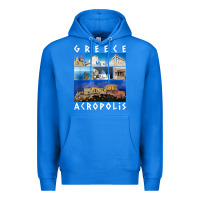 True Royal greece acropolis famous sights gallery traveler souvenir t shirt Premium Hoodie - baoMotion