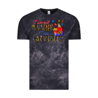 Cloud Black i'm drunk i'm patrıtoc Vintage Tee - CowhideDigitalArt