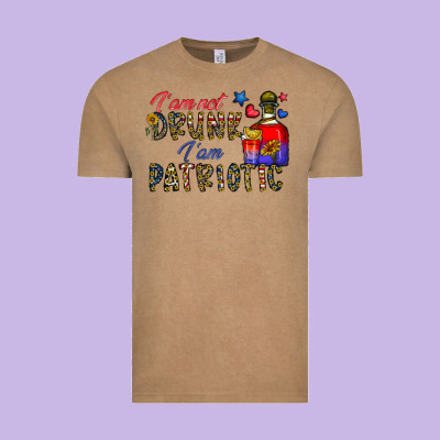 I'm Drunk I'm Patrıtoc Vintage Tee Designed By Cowhidedigitalart
