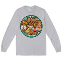 Moon Dust fall gnomes round earrings 4 Long Sleeve Tee - Artiststas