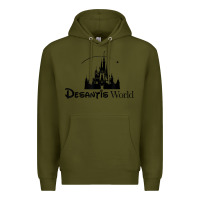 Army Green desantis world anti woke corporation political t shirt Premium Hoodie - baoMotion