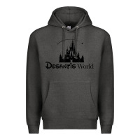 Charcoal Heather desantis world anti woke corporation political t shirt Premium Hoodie - baoMotion