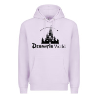 Lilac desantis world anti woke corporation political t shirt Premium Hoodie - baoMotion