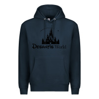 Navy desantis world anti woke corporation political t shirt Premium Hoodie - baoMotion