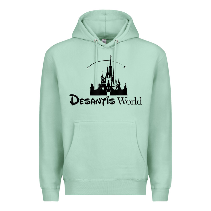 Desantis World Anti Woke Corporation Political T Shirt Premium Hoodie by baoMotion | Teevron