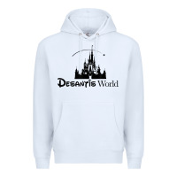 White desantis world anti woke corporation political t shirt Premium Hoodie - baoMotion