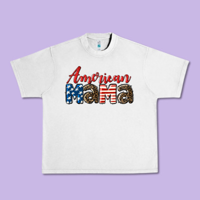 Western American Mama Mother's Day Urban Heavy Tee Designed By Lillyallendesigns