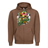 Chestnut maine Zipper Hoodie - RanaPortraitStore