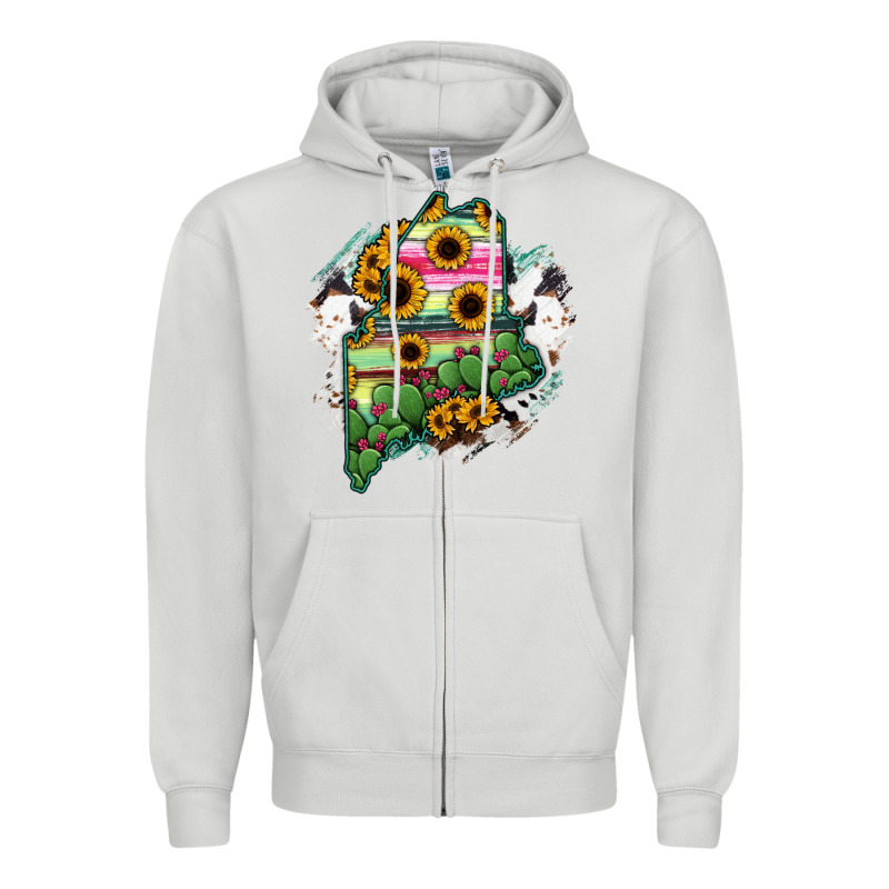 Maine Zipper Hoodie by RanaPortraitStore | Teevron