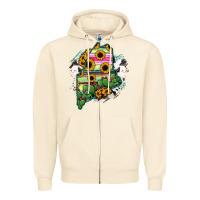 Sandshell maine Zipper Hoodie - RanaPortraitStore