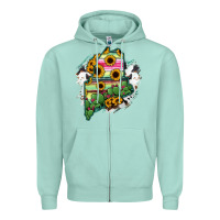Seafoam maine Zipper Hoodie - RanaPortraitStore