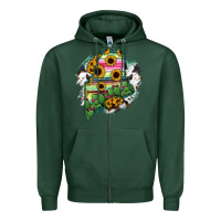 Sports Green maine Zipper Hoodie - RanaPortraitStore