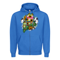 True Royal maine Zipper Hoodie - RanaPortraitStore