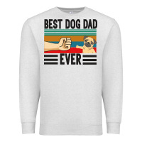 Oatmeal Heather Best Dog Dad Ever Premium Sweatshirt - Bettercallsaul