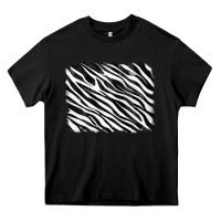 Black zebra background Heavy Core Tee - RanaPortraitStore