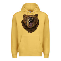 Antique Gold bear head Premium Hoodie - BarkalooDesign