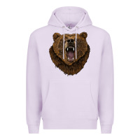 Lilac bear head Premium Hoodie - BarkalooDesign