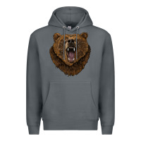 Rock bear head Premium Hoodie - BarkalooDesign