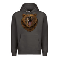 Smoke bear head Premium Hoodie - BarkalooDesign
