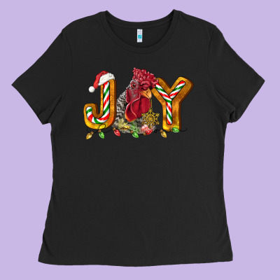 Joy Rooster Ladies Tee Designed By Lillyallendesigns