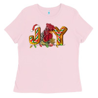 Bubblegum Pink Joy Rooster Ladies Tee - LillyAllenDesigns